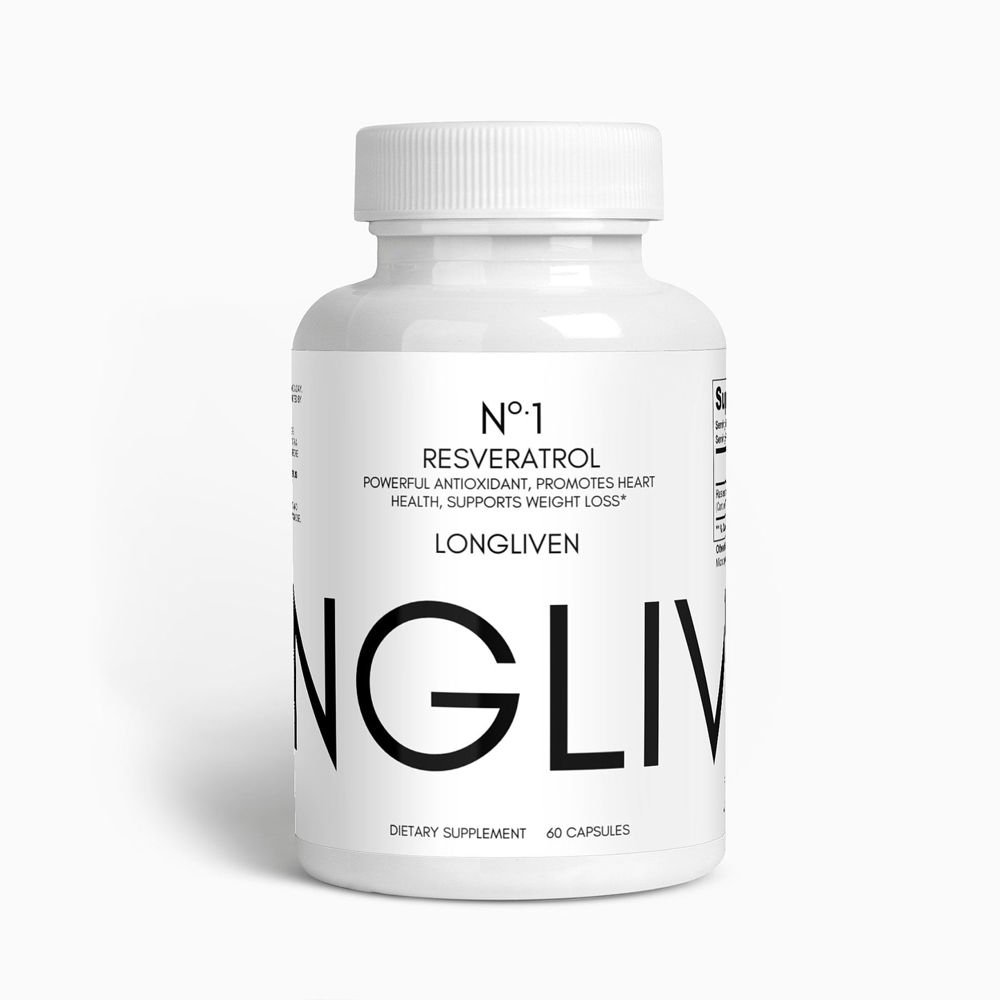 N° 1 Resveratrol - 60 Capsules