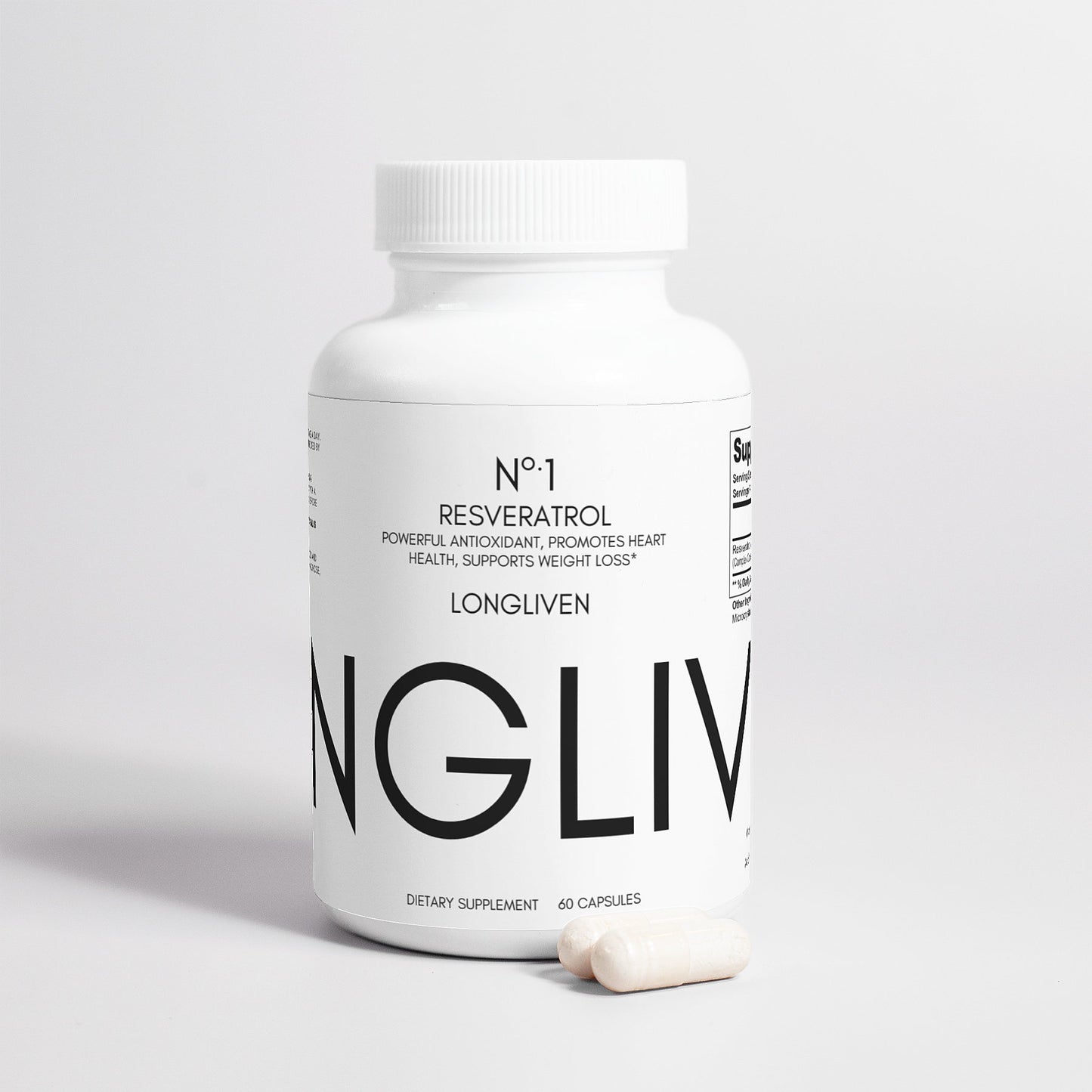 N° 1 Resveratrol - 60 Capsules